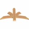 Ekena Millwork Davenport Timber Gable Bracket, Western Red Cedar, 36"W x 21"H x 1 1/2"D x 3 1/2"F, 14/12 Pitch GBW036X21X0204DAV00SWR - alternate 4